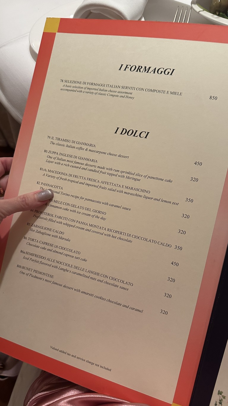 Zanotti menu 5
