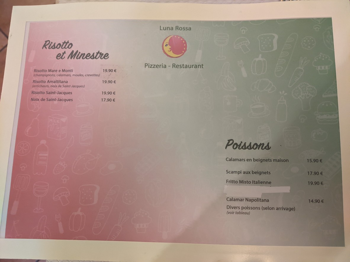 Luna Rossa menu 4