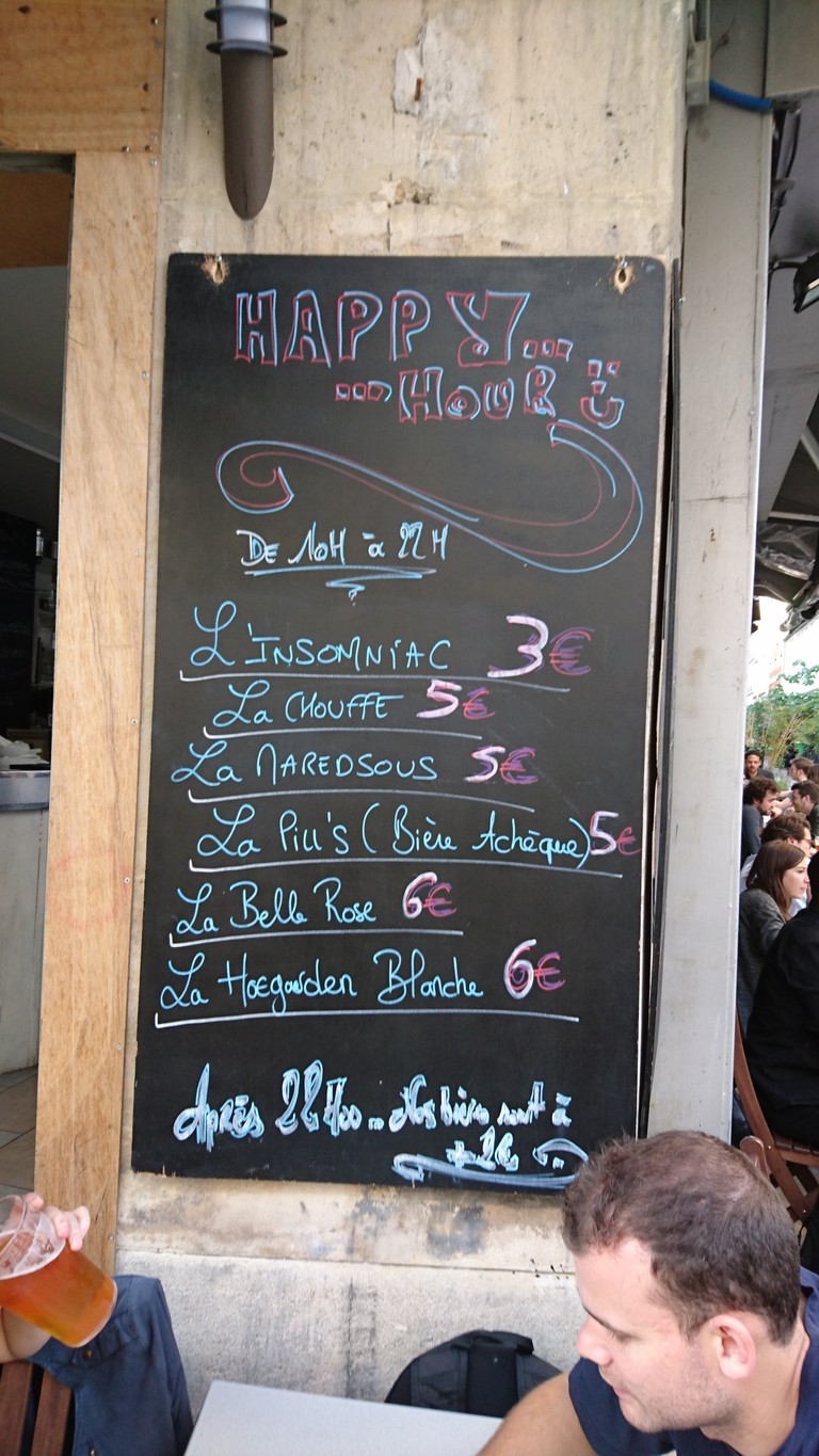 L'insomniac menu 1