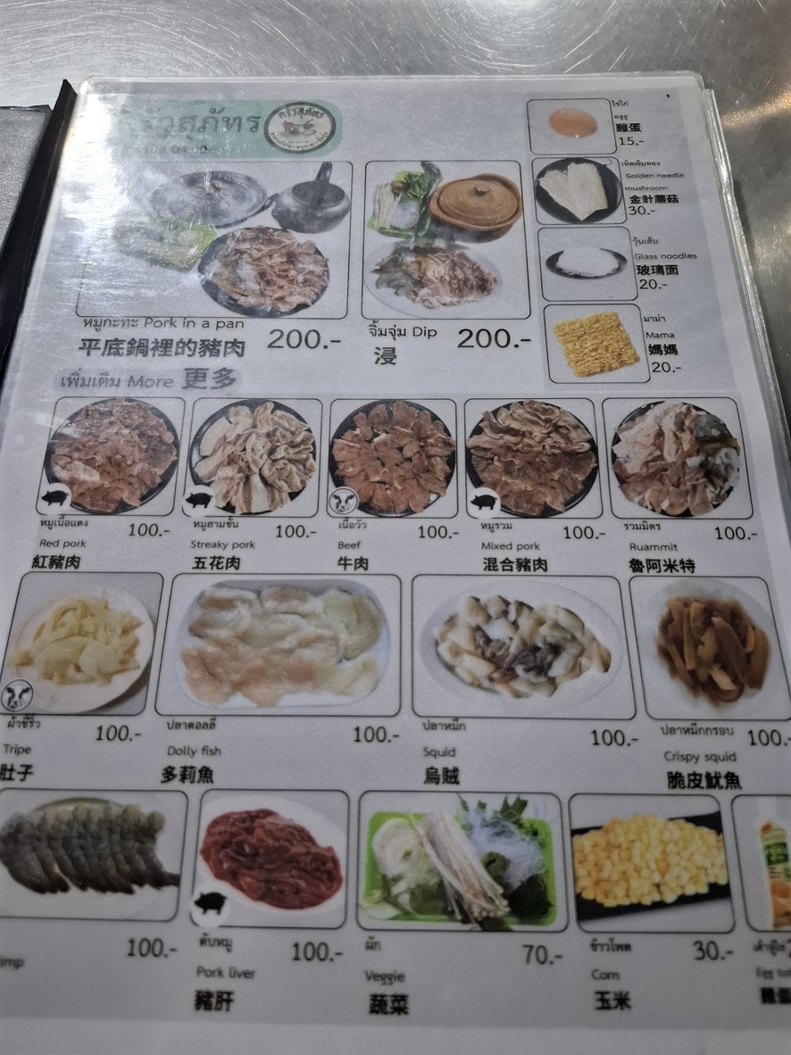 Shops Supat Ekkamai 30 menu 2