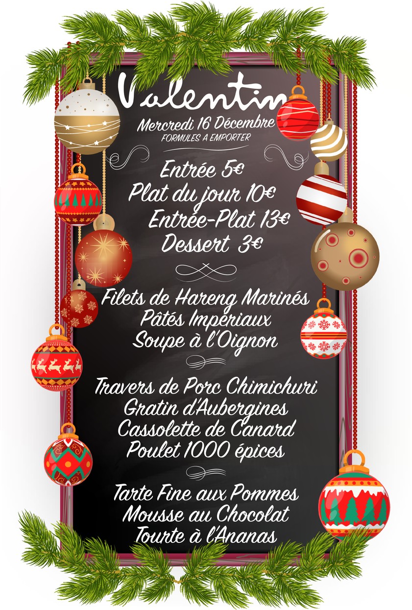 Valentin menu 1