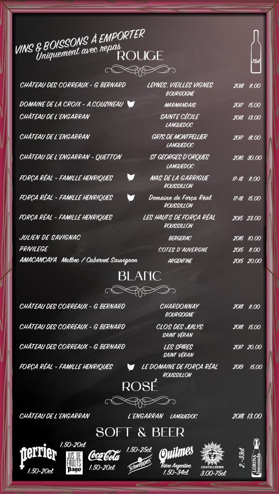 Valentin menu 2