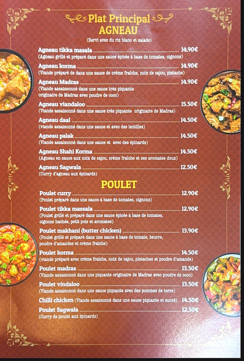 MATHURA menu 2