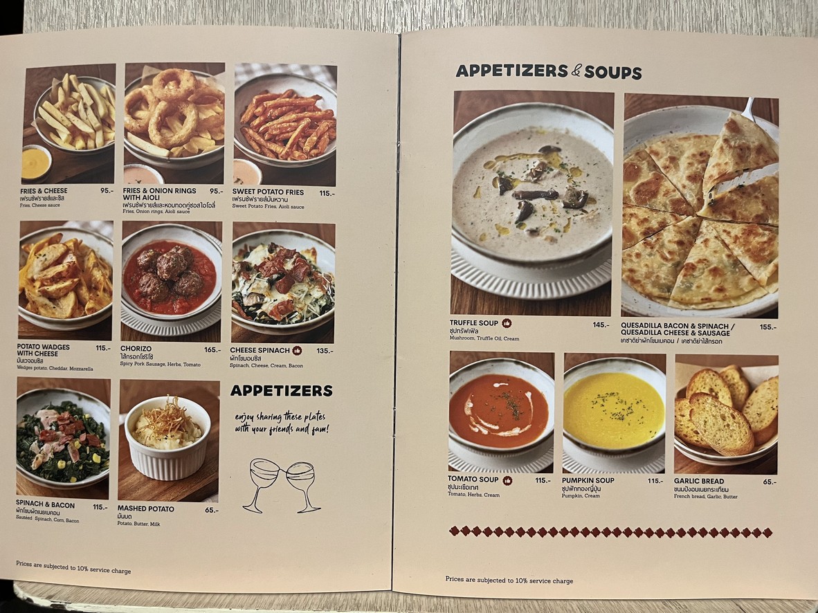 Fam Taim Steik and Pasta menu 1