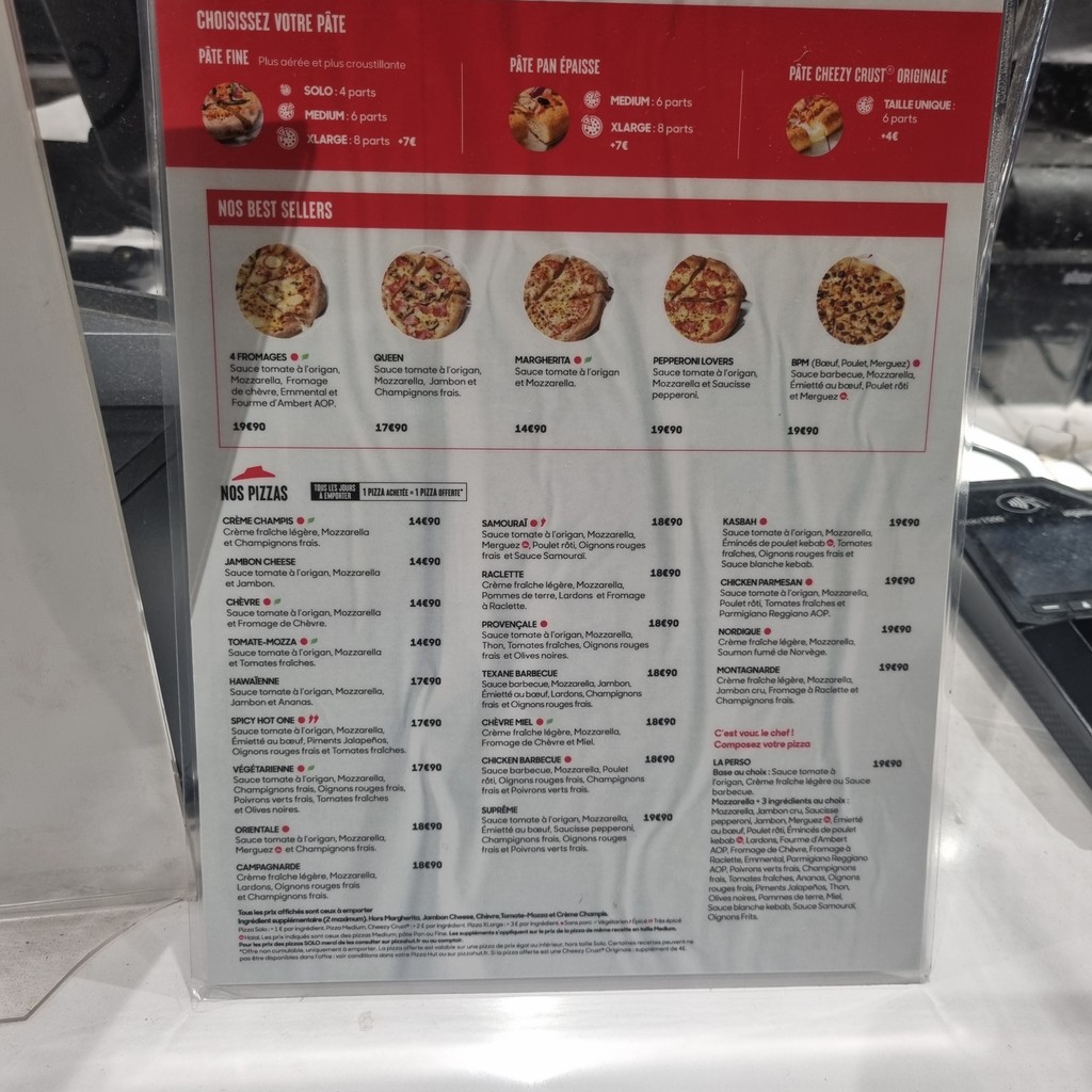 Pizza Hut menu 3