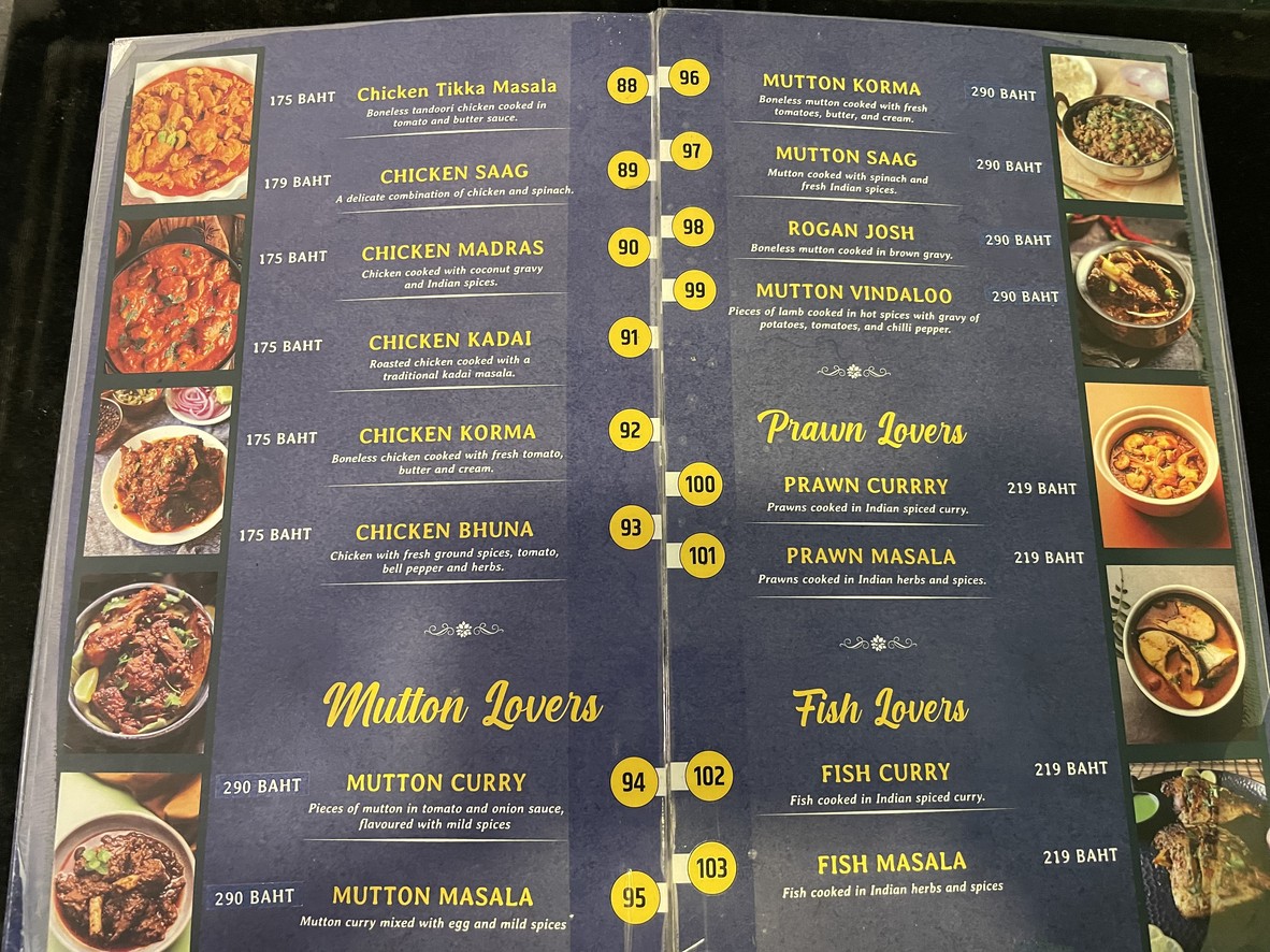Tikka N Talk Indian Restaurant menu 1