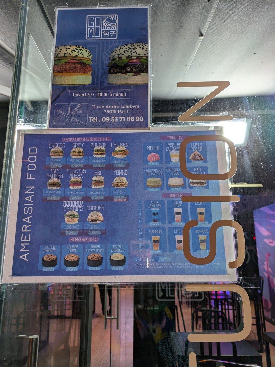 Gomu menu 1