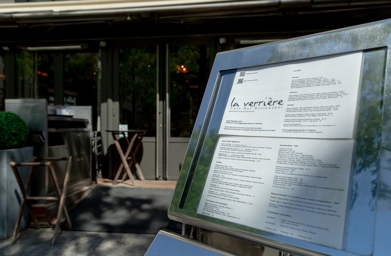 Brasserie La Verrière menu 1