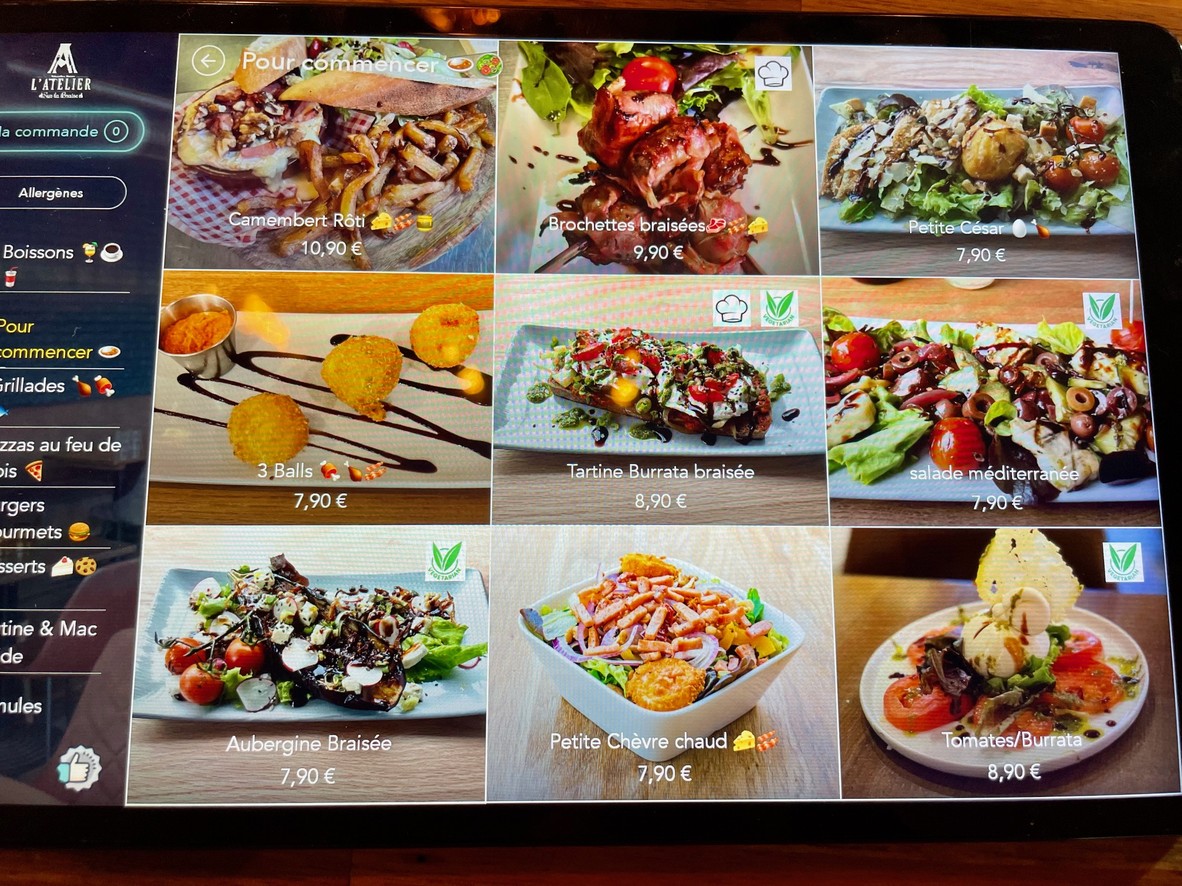 炭烤工坊 - 牛排馆和木烤披萨店 - Nanterre menu 1