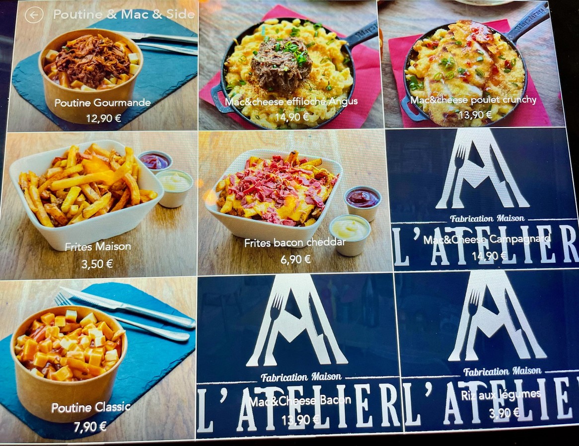 炭烤工坊 - 牛排馆和木烤披萨店 - Nanterre menu 5