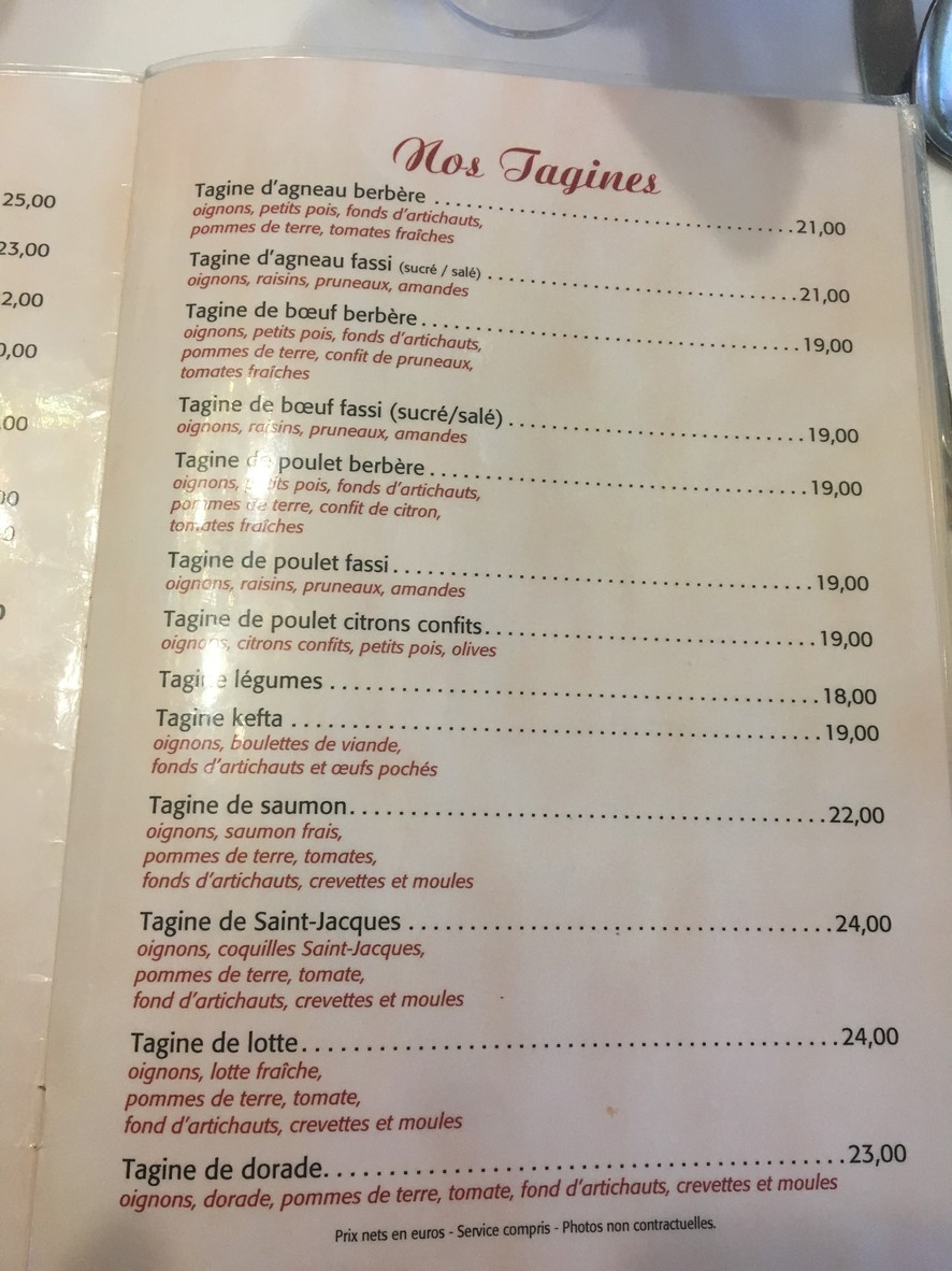 Restaurant L'Oasis menu 4