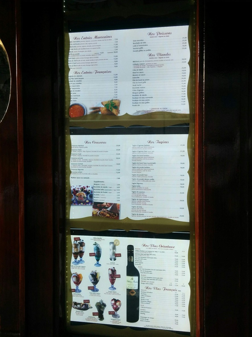 Restaurant L'Oasis menu 6