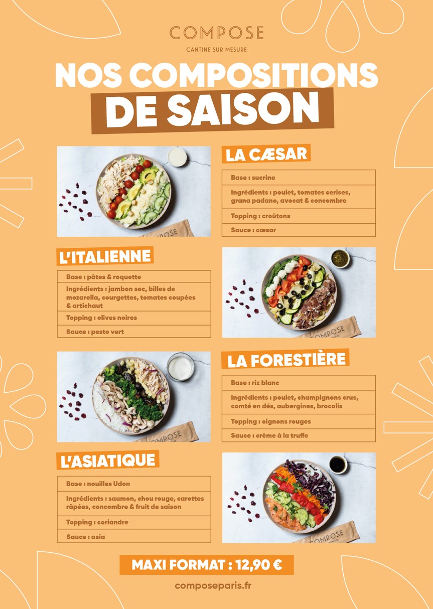 COMPOSE - ISSY LES MOULINEAUX menu 2