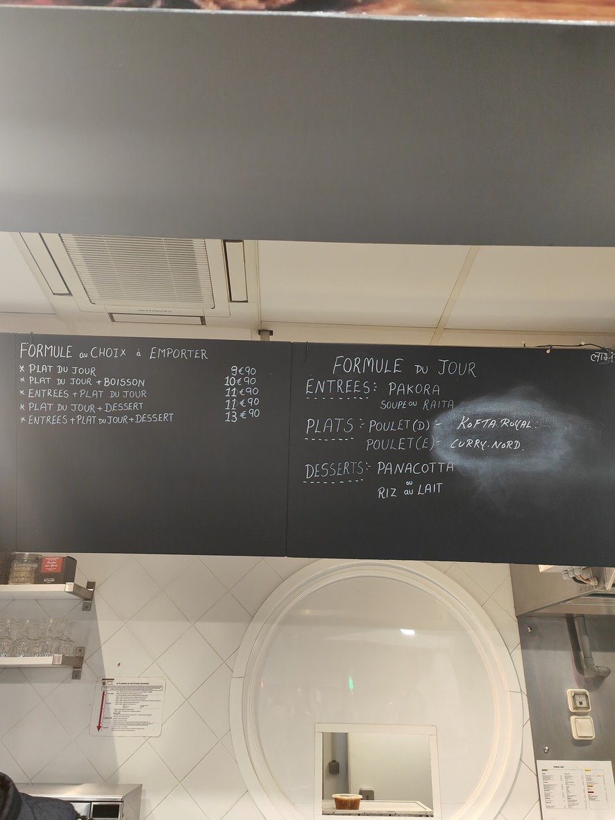 Garam Masala menu 2