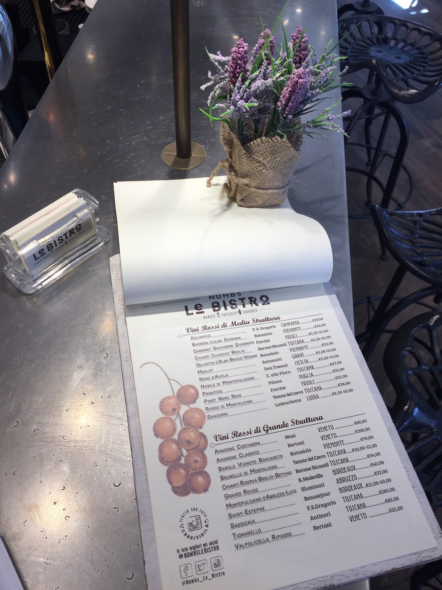 Numbs Le Bistro menu 4