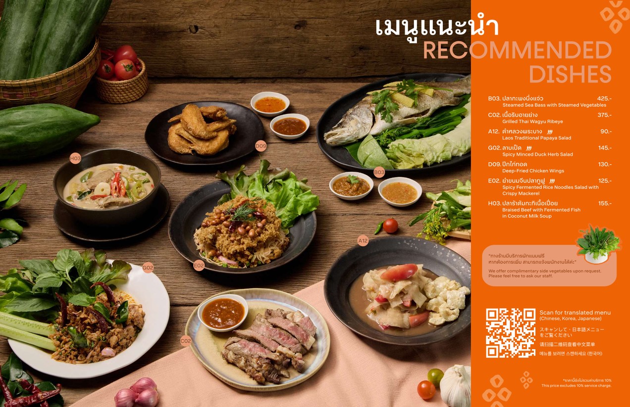 Baan Som Tum Rama 5 Branch menu 1