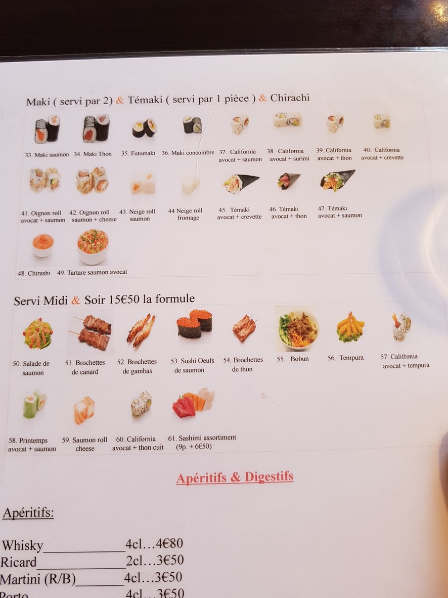 Sushi Lin menu 6