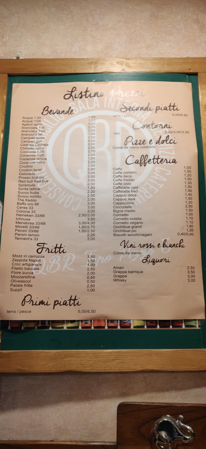 Bar Ippo Pizza 5 menu 1