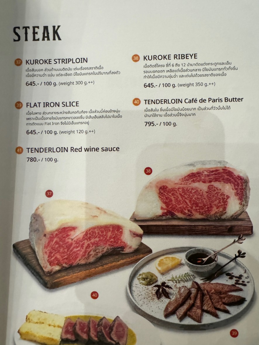 35 Dry Aged Beef menu 3