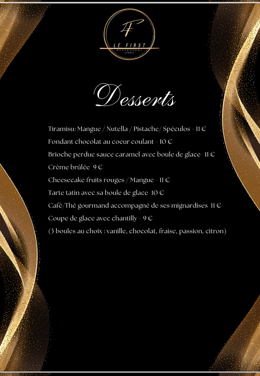 Le First menu 5