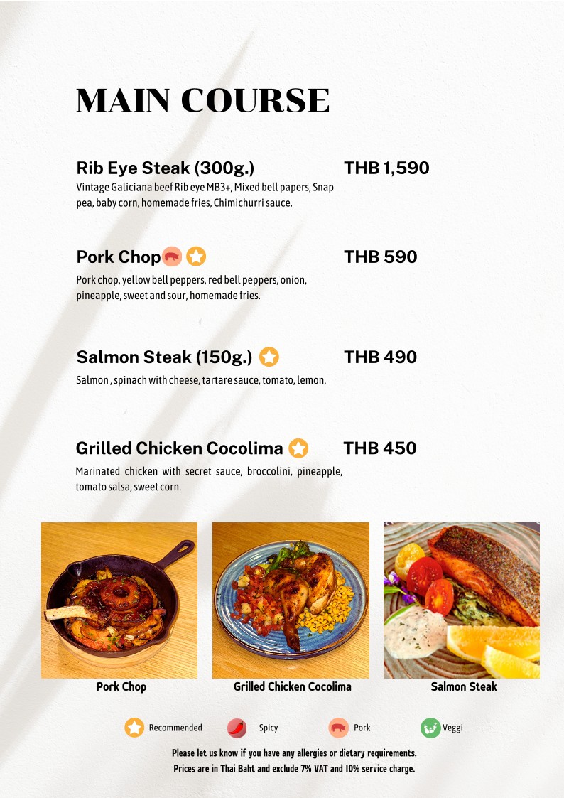 COCO LIMA BKK - RONG MUANG 2 menu 9