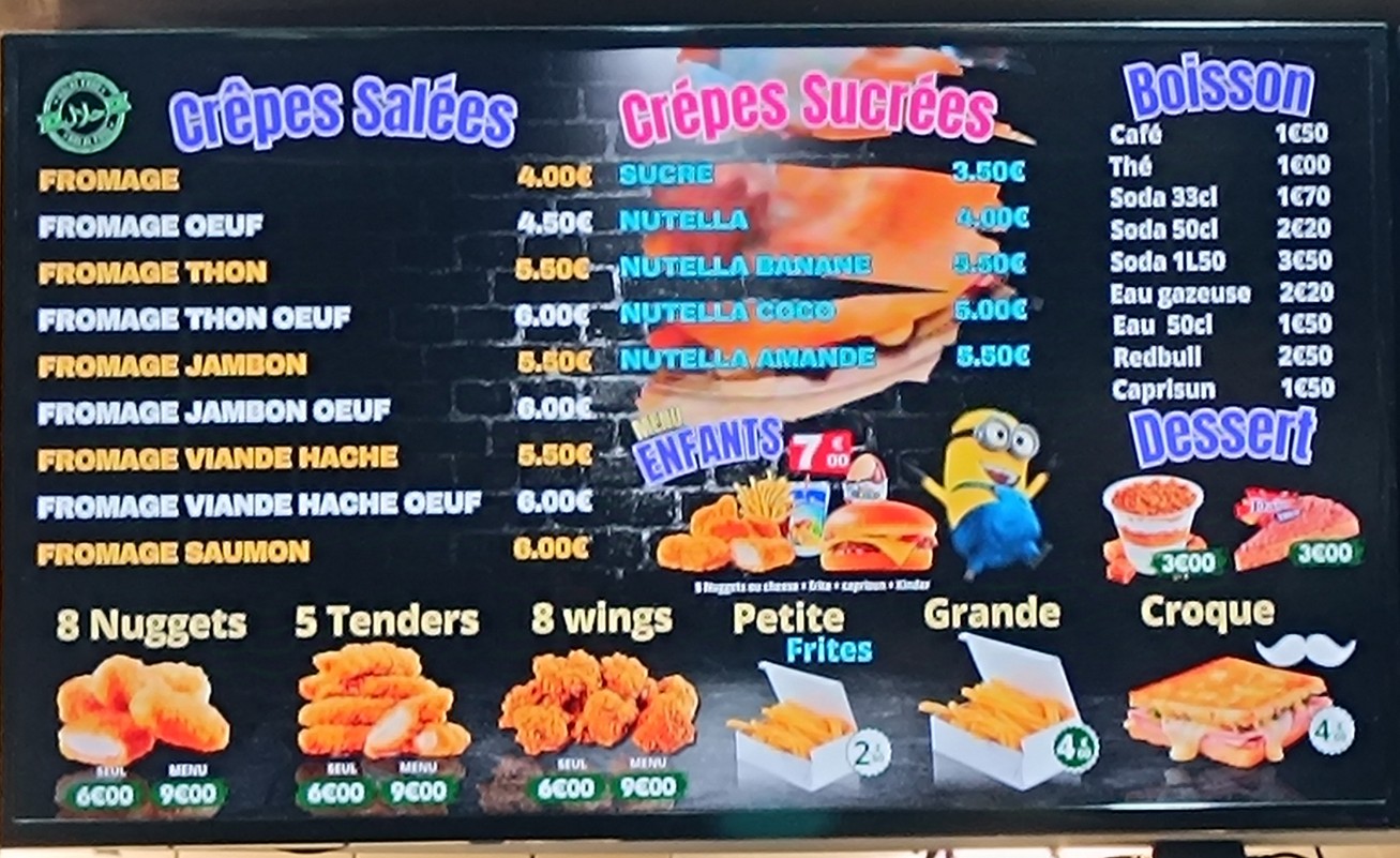 Burger Time menu 7