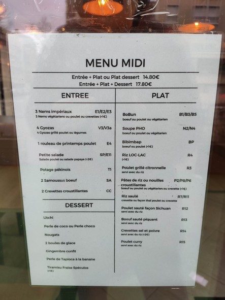 Restaurant Vietnamien
