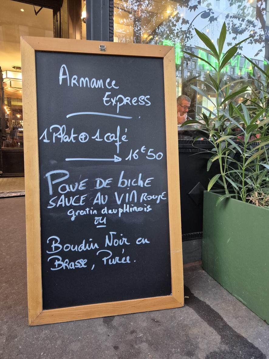 Café Armance menu 2