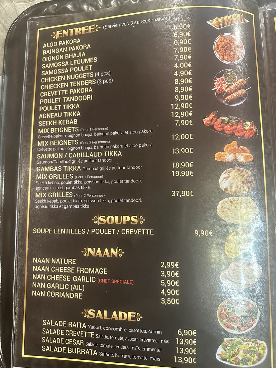 로열 인디 & 웨스턴 그릴 menu 1