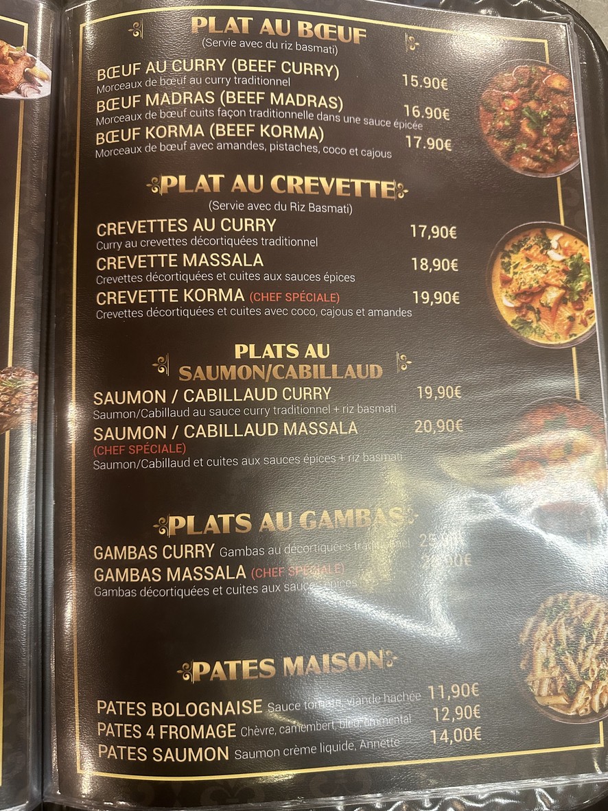 로열 인디 & 웨스턴 그릴 menu 3