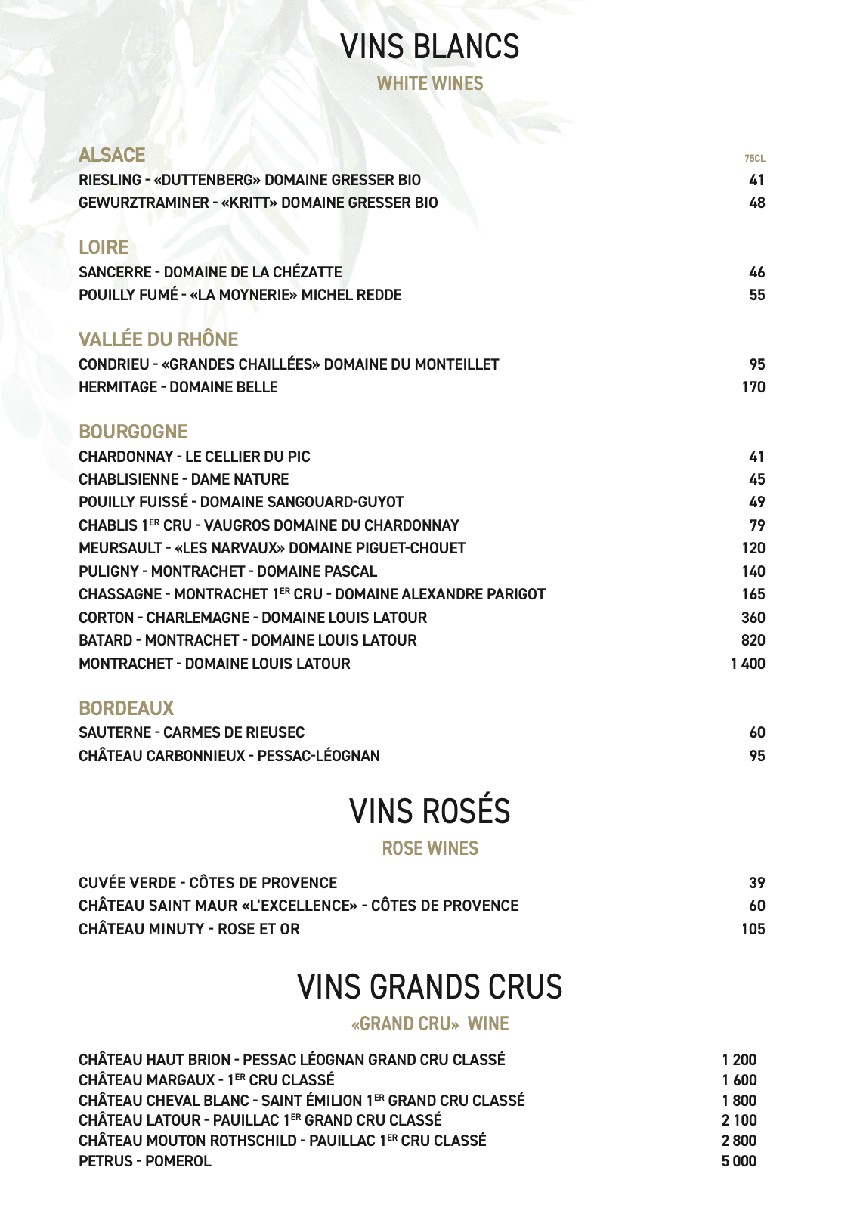 Verde menu 2