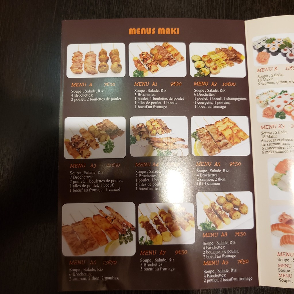 Akita menu 4