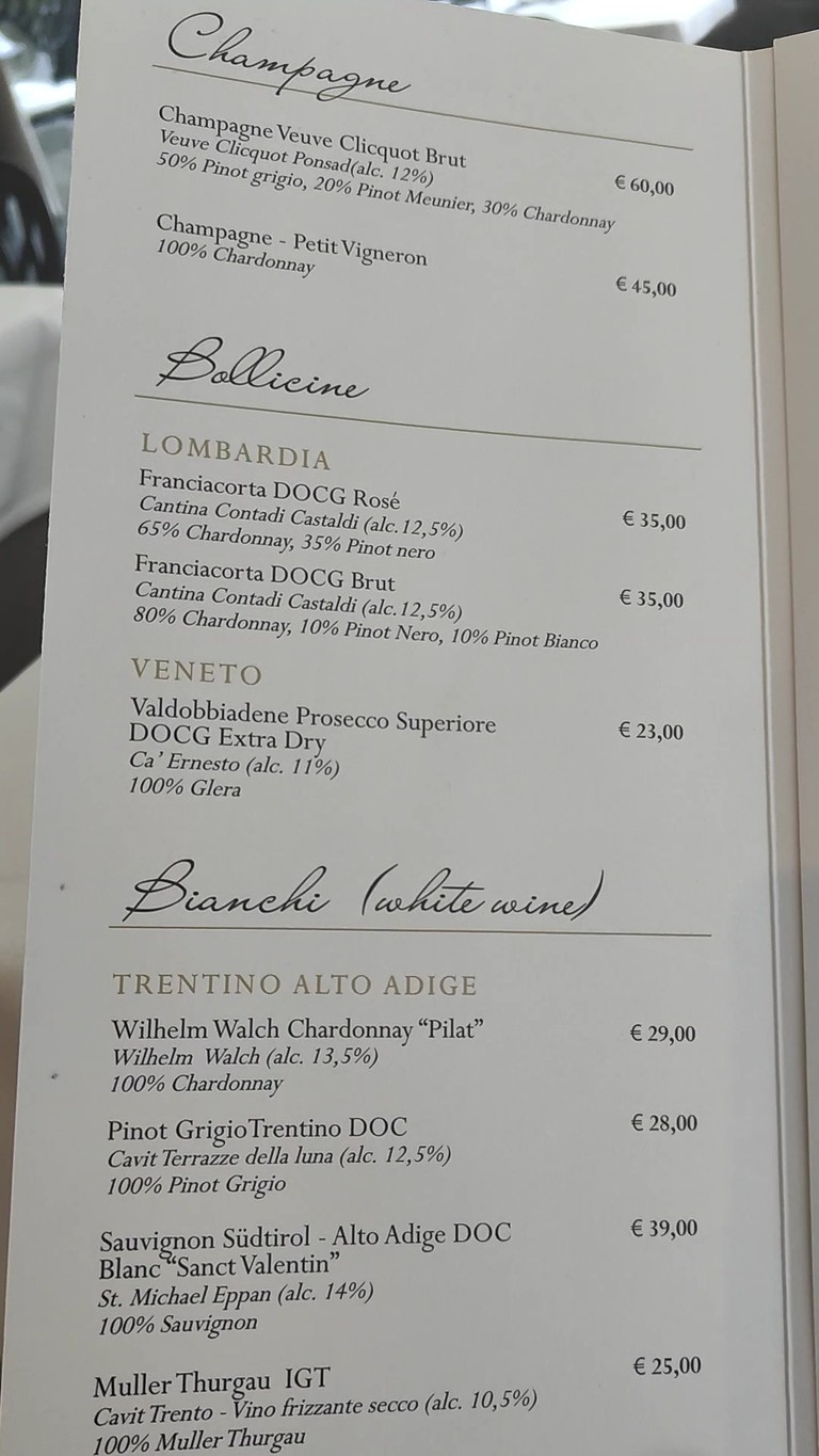 Taverna Lino menu 5