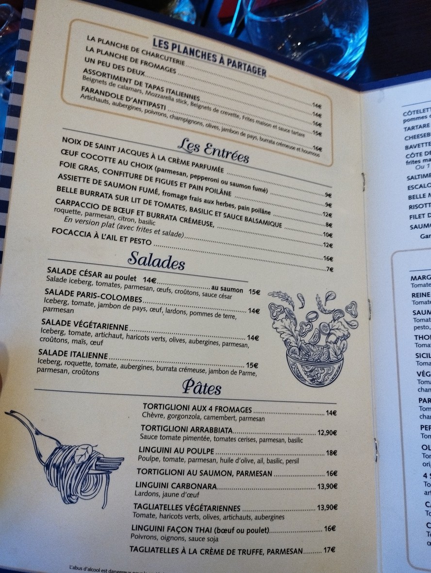 L Olympic menu 1