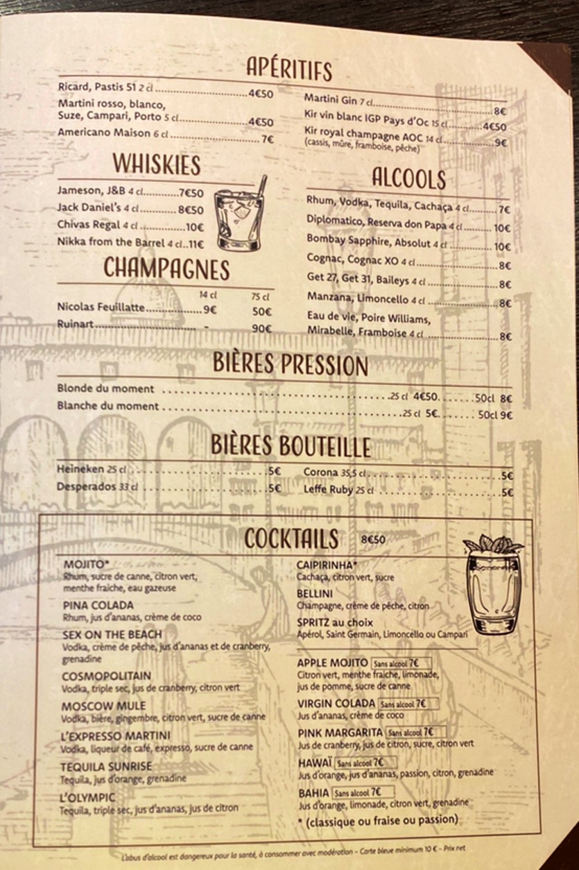 L Olympic menu 4