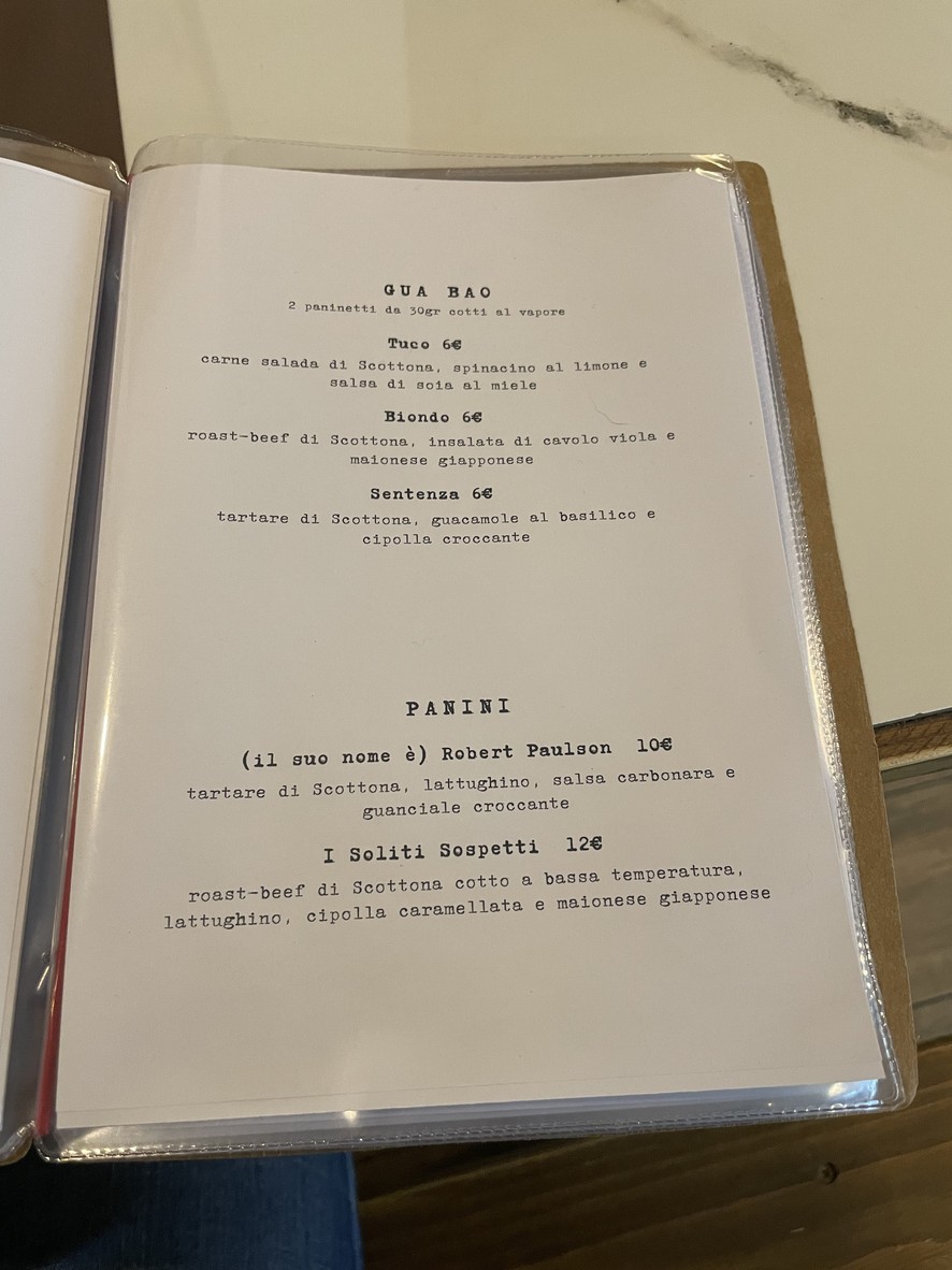 FASSANGUE_ La Bottega menu 5