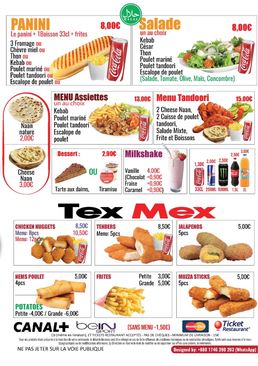 Palais De Bondy menu 6