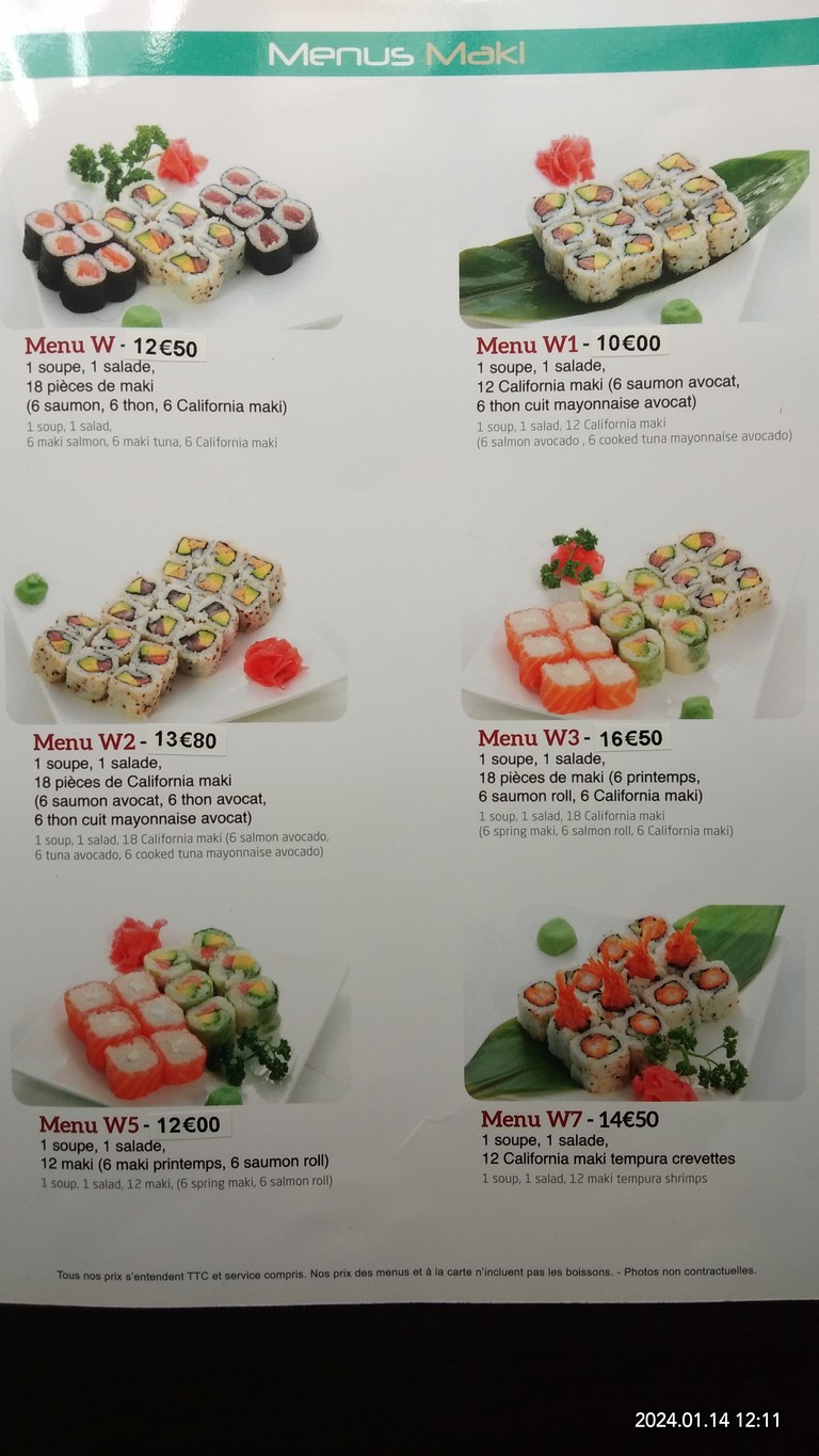 Hokkaido5 menu 2