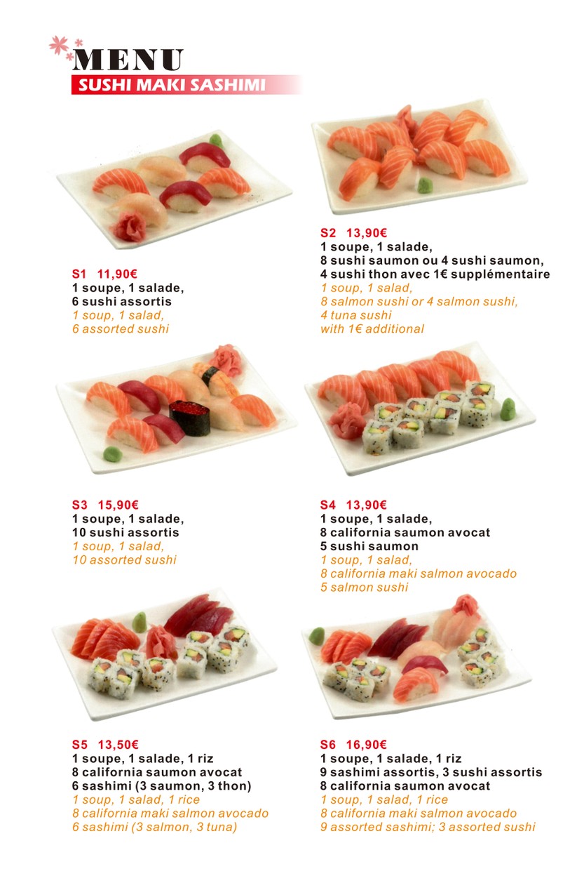 Hokkaido menu 2