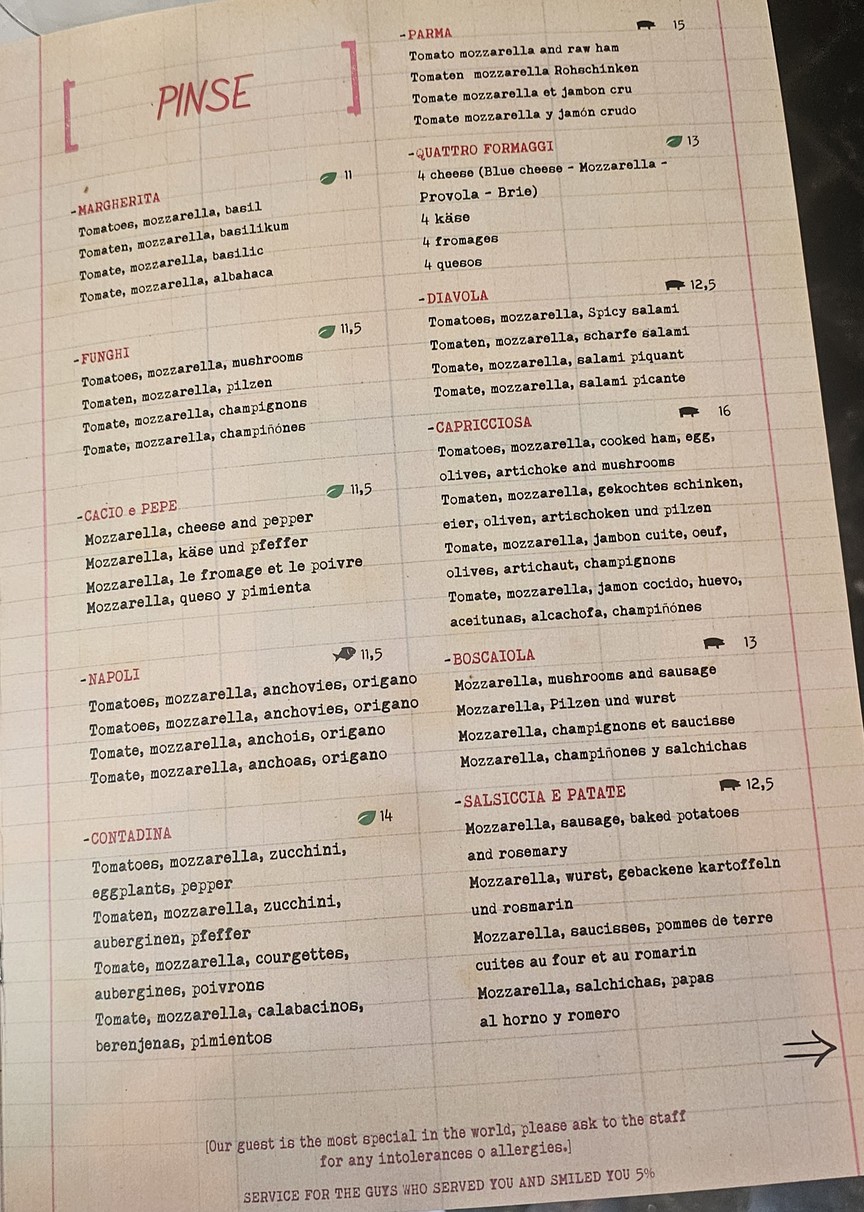 Tonnarello | Paglia menu 3