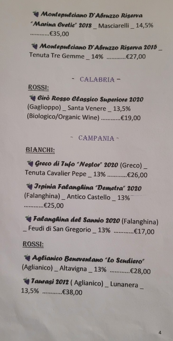 Da Carlone menu 2