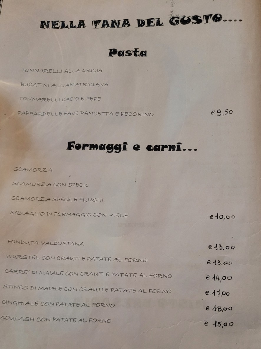 L’Oasi della Birra menu 3