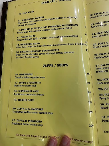 布拉沃意大利小酒馆（莱克餐厅） menu 2