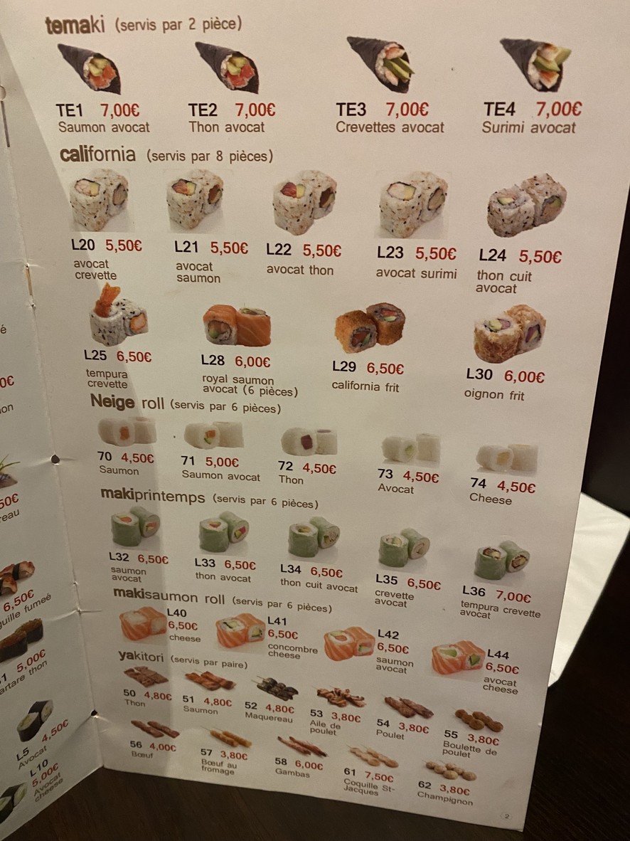 Hyogo menu 3