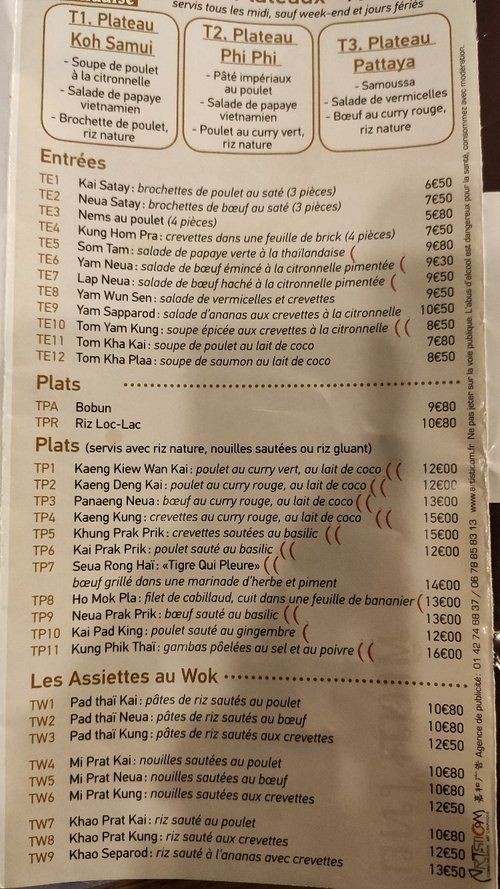 Sushi Lydoko menu 2