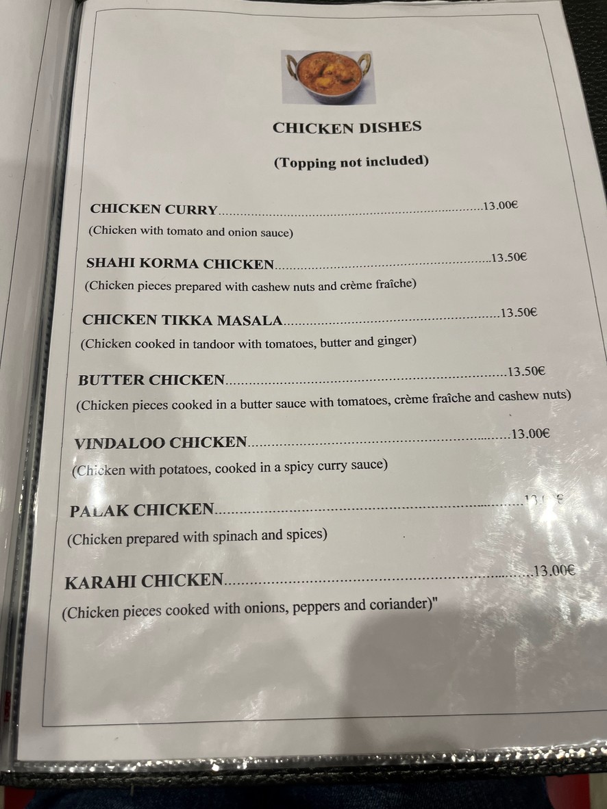Restaurante Résunga menu 4
