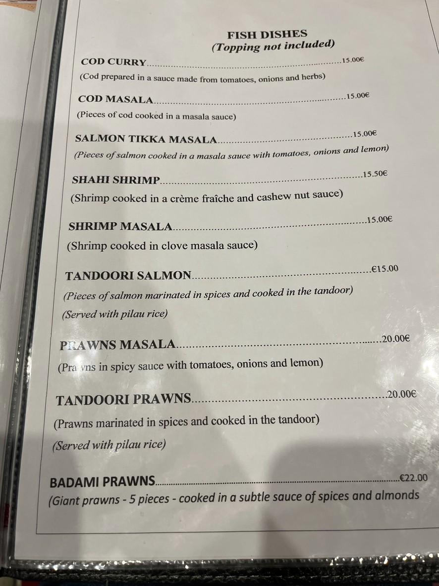Restaurante Résunga menu 5