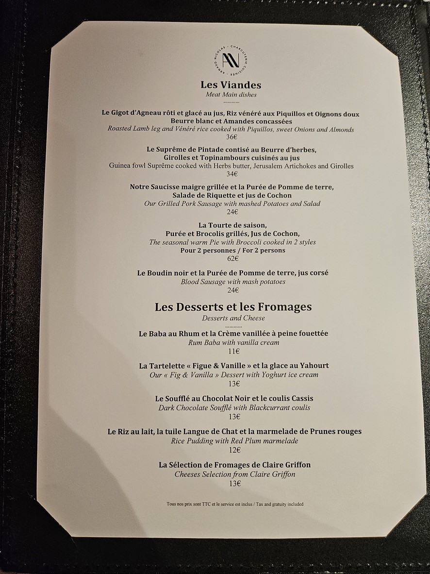 Arnaud Nicolas menu 4