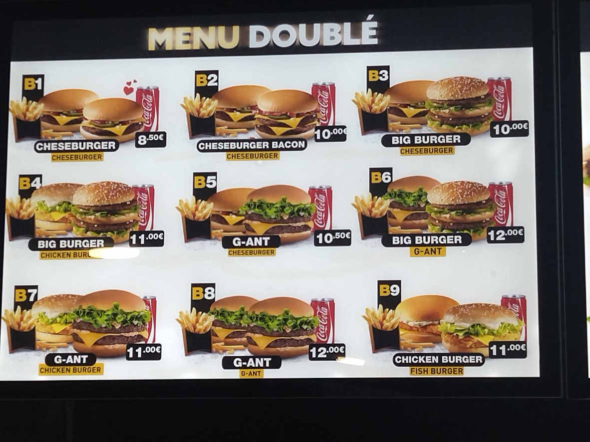 Takos King - Drancy menu 2