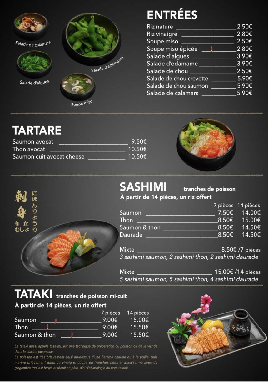 Nippon Shop menu 2